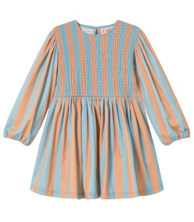 Blue-Pink Stripes Dress