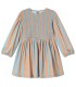 Blue-Pink Stripes Dress
