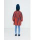 Vestido às riscas vermelho verão