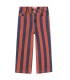 Red Stripes Straight Denim Pant