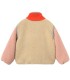 Color Block Sherpa Jacket Vanilla