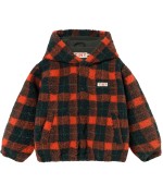 Casaco c/capuz Sherpa multicolor