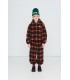 Red Check Sherpa Hoodie