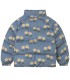 Winter Flowers Short Padded Jacket