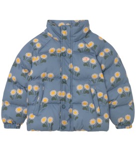 Winter Flowers Short Padded Jacket