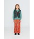 Colete Sherpa às riscas multicolor