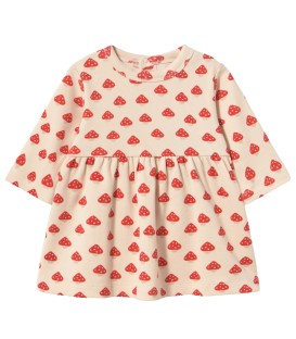 Vestido de Bebé canelado Mini Mushrooms 