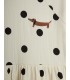 Vestido m/trompete às bolinhas Dog