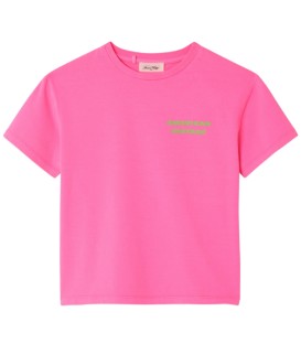S/sleeve T-shirt Fizvalley Fluo Pink