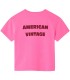 S/sleeve T-shirt Fizvalley Fluo Pink