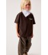 S/sleeve T-shirt Fizvalley Choco Vintage