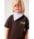 T-shirt m/curta Fizvalley chocolate vintage