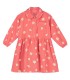 Daisies Coral Corduroy Dress