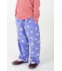 Lavender Daisies Corduroy Wide Trousers