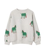 Camisola cinza claro mesclado Horses