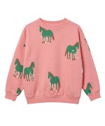 Horses Peach Rose Sweatshirt