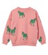 Horses Peach Rose Sweatshirt