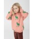 Horses Peach Rose Sweatshirt
