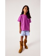 S/sleeve T-shirt Fizvalley Vintage Grape Juice