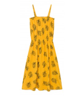 AOP Pineapple jersey dress